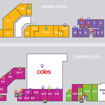 Plan of Illawong Village Shopping Centre