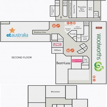 Plan of Imperial Shopping Centre