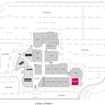 Plan of Innaloo Cinema Centre