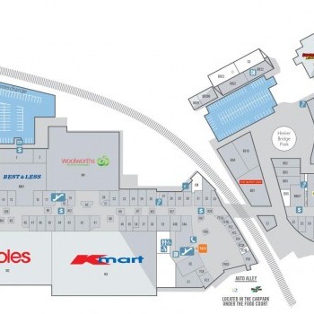 Plan of Ipswich Riverlink Shopping Centre