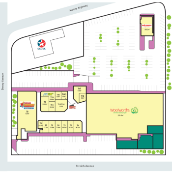 Plan of Kelmscott Plaza