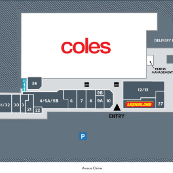 Plan of Kincumber Village Shopping Centre