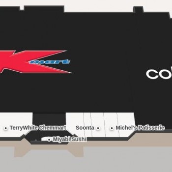 Plan of Kurralta Central Shopping Centre