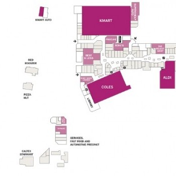 Plan of Lake Haven Shopping Centre