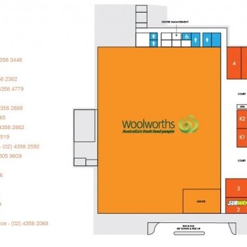 Plan of Lake Munmorah Shopping Centre