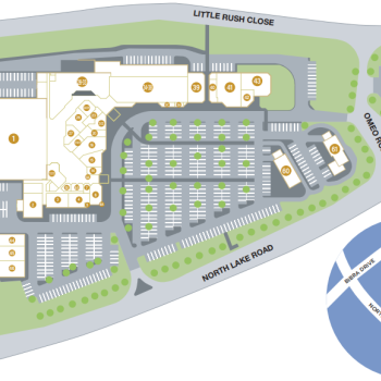 Plan of Lakes Shopping Centre