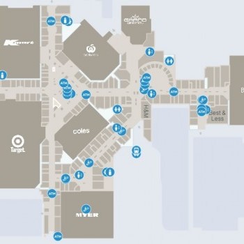 Plan of Lakeside Joondalup Shopping City