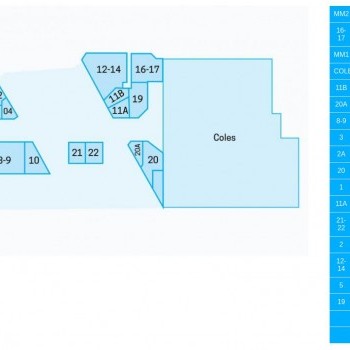 Plan of Lilly Brook Shopping Village 