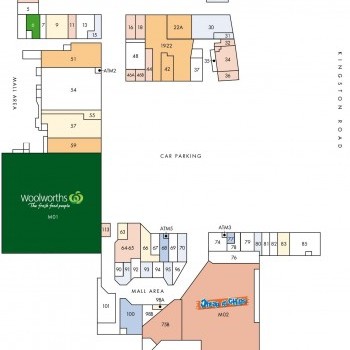 Plan of Logan City Centre