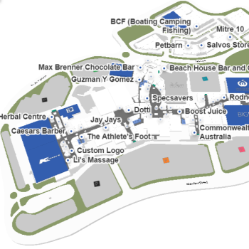 Plan of Logan Hyperdome Shopping Centre
