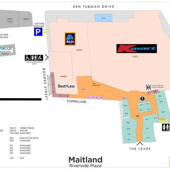 Plan of Maitland Riverside Plaza