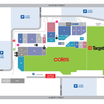 Plan of Manning Mall