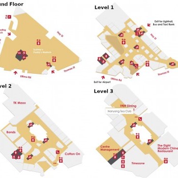 Plan of Market City - Chinatown's shopping centre