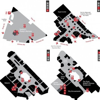 Plan of Market City - Chinatown's shopping centre