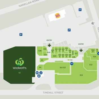 Plan of Marketfair Campbelltown