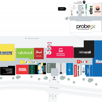 Plan of Maroochydore Homemaker Centre