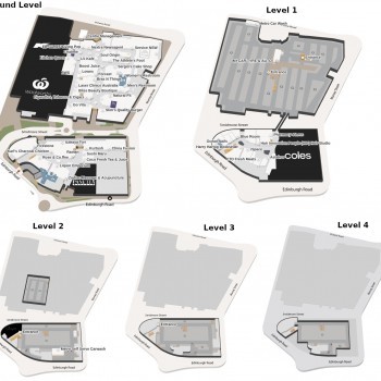 Plan of Marrickville Metro Shopping Centre