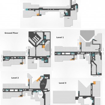 Plan of Melbourne Central Shopping Centre