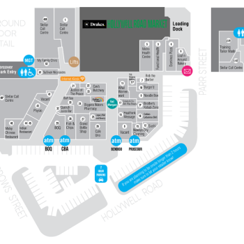 Plan of Metro Market Shopping Centre