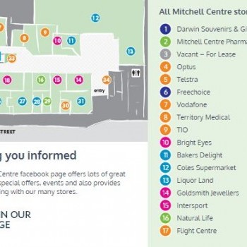 Plan of Mitchell Centre