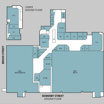 Plan of Muswellbrook Marketplace