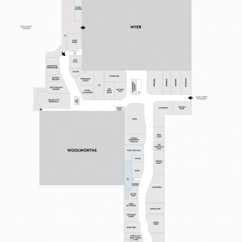 Plan of Myer Centrepoint