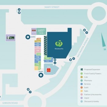 Plan of Noosa Village Shopping Centre
