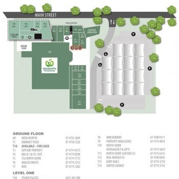 Plan of North Shore Marketplace