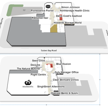 Plan of Northbridge Plaza