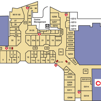 Plan of Northcote Shopping Plaza
