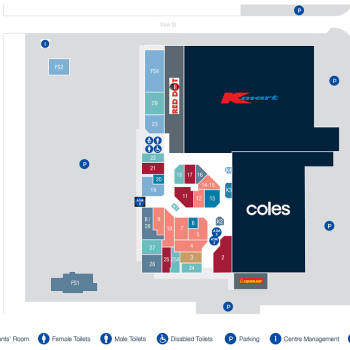 Plan of Northgate Shopping Centre - Geraldton