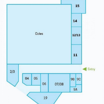 Plan of Northgate Tamworth Shopping Centre