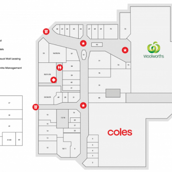 Plan of Northpark Shopping Centre