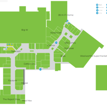 Plan of Orana Mall