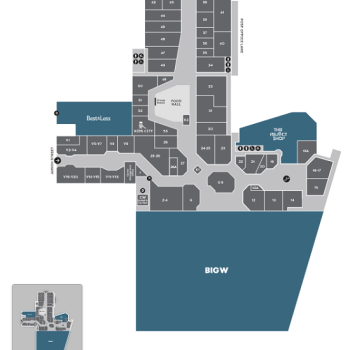 Plan of Orange City Centre