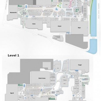 Plan of Pacific Fair Shopping Centre