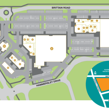 Plan of Parks Shopping Centre