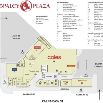 Plan of Paspaley Plaza