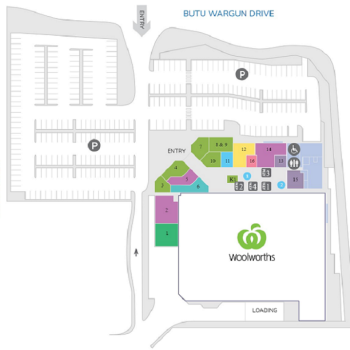 Plan of Pemulwuy Marketplace