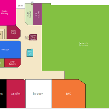 Plan of Pender Place Shopping Centre