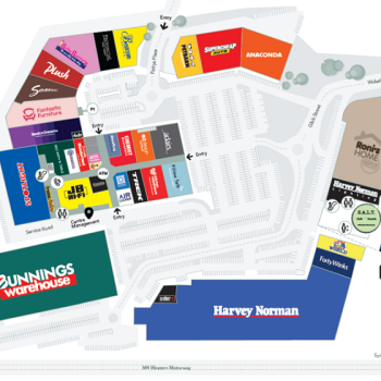 Plan of Penrith Homemaker Centre