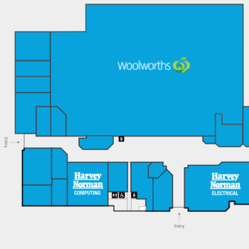 Plan of Port Hedland Boulevard Shopping Centre