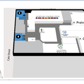 Plan of Pran Central Shopping Centre