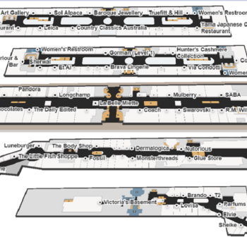 Plan of Queen Victoria Building QVB