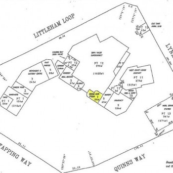 Plan of Quinns Village Shopping Centre