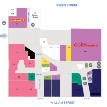 Plan of Raine Square