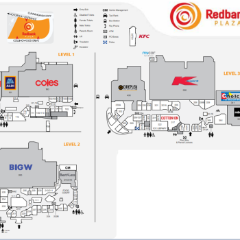 Plan of Redbank Plaza