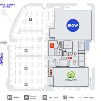 Plan of Renmark Square