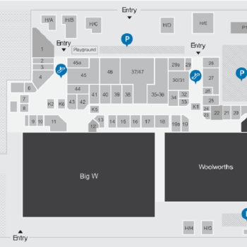 Plan of Richmond Marketplace