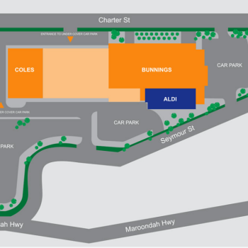 Plan of Ringwood Square Shopping Centre